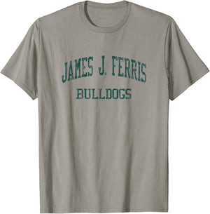 James J. Ferris High School HS Jersey City NJ Vintage Sports T-Shirt - T-Shirt | Sand