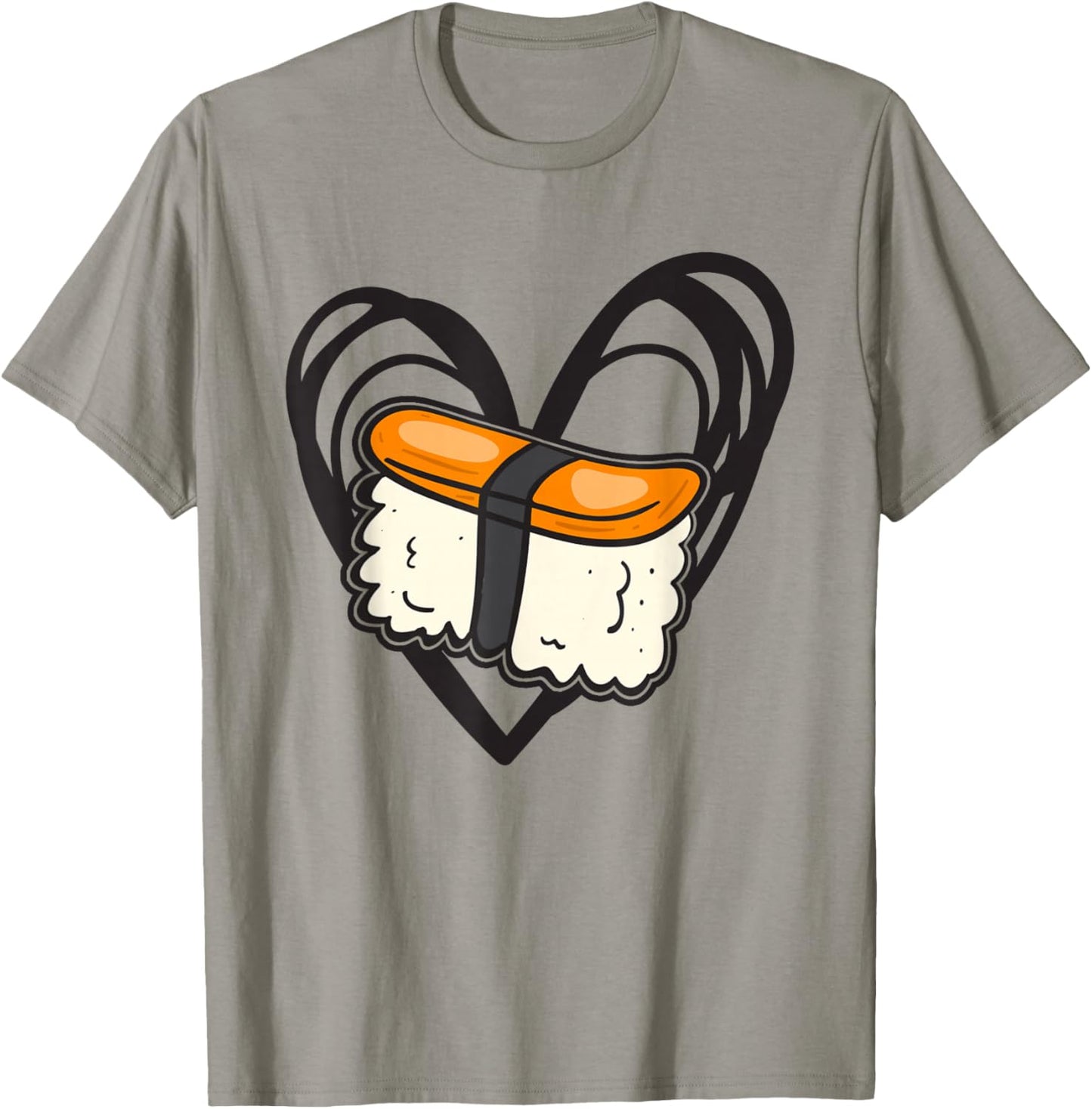 Cute Musubi Heart Graphic Girl Kids T-Shirt - T-Shirt | Sand