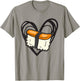 Cute Musubi Heart Graphic Girl Kids T-Shirt - T-Shirt | Sand