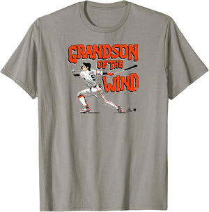 Jung-Hoo Lee - Grandson of The Wind - San Francisco Baseball T-Shirt - T-Shirt | Sand