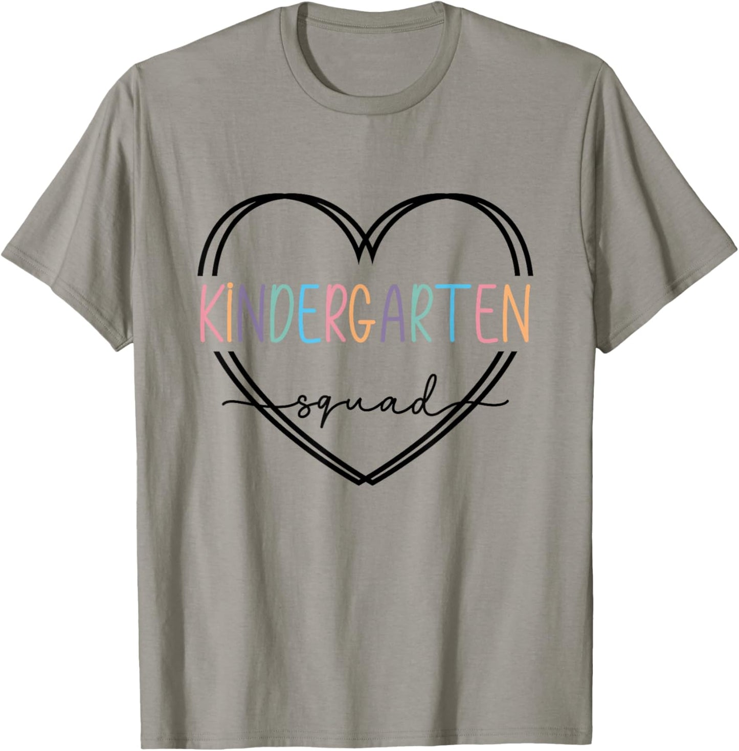 Kindergarten Squad Girls Boys Teacher Team T-Shirt - T-Shirt | Sand