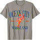 Ocean City Maryland Est. 1875 - Old Money, Aesthetic T-Shirt - T-Shirt | Sand