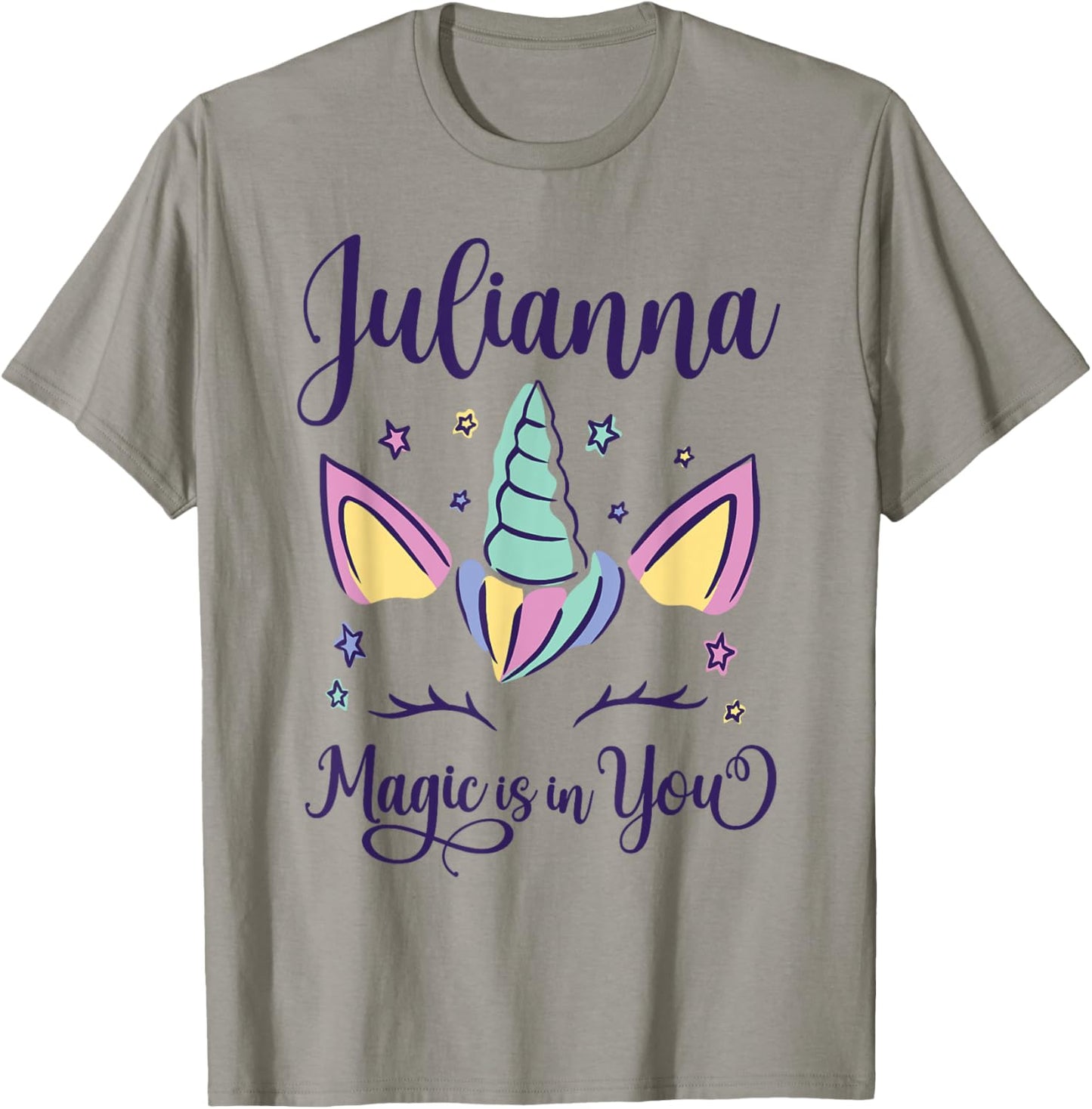 First Name Julianna Personalized I Love Julianna T-Shirt - T-Shirt | Sand