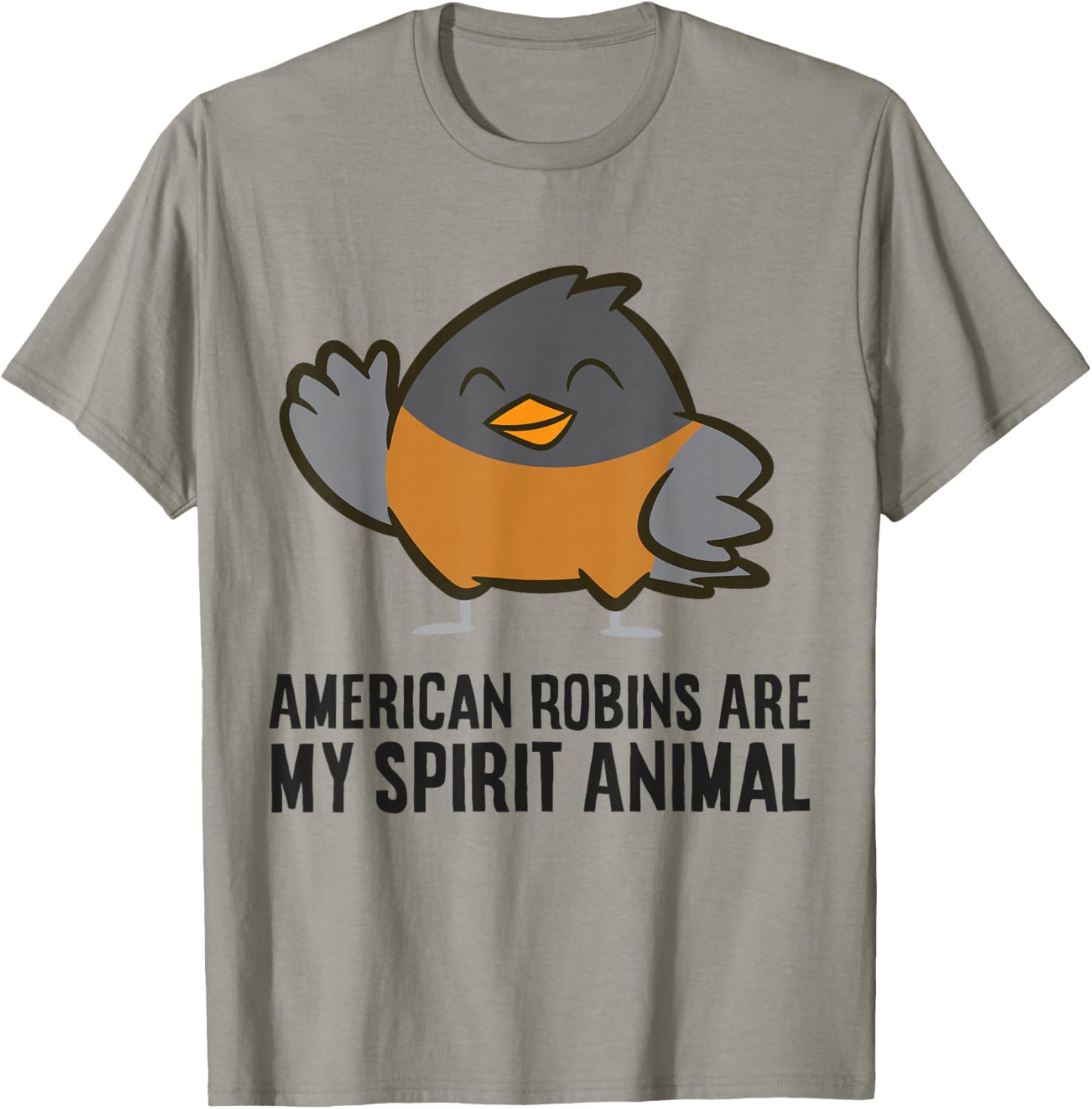 American Robins are My Spirit Animal T-Shirt - T-Shirt | Sand