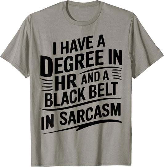 Funny Human Resources Humor HR Week Appreciation Design T-Shirt - T-Shirt | Sand