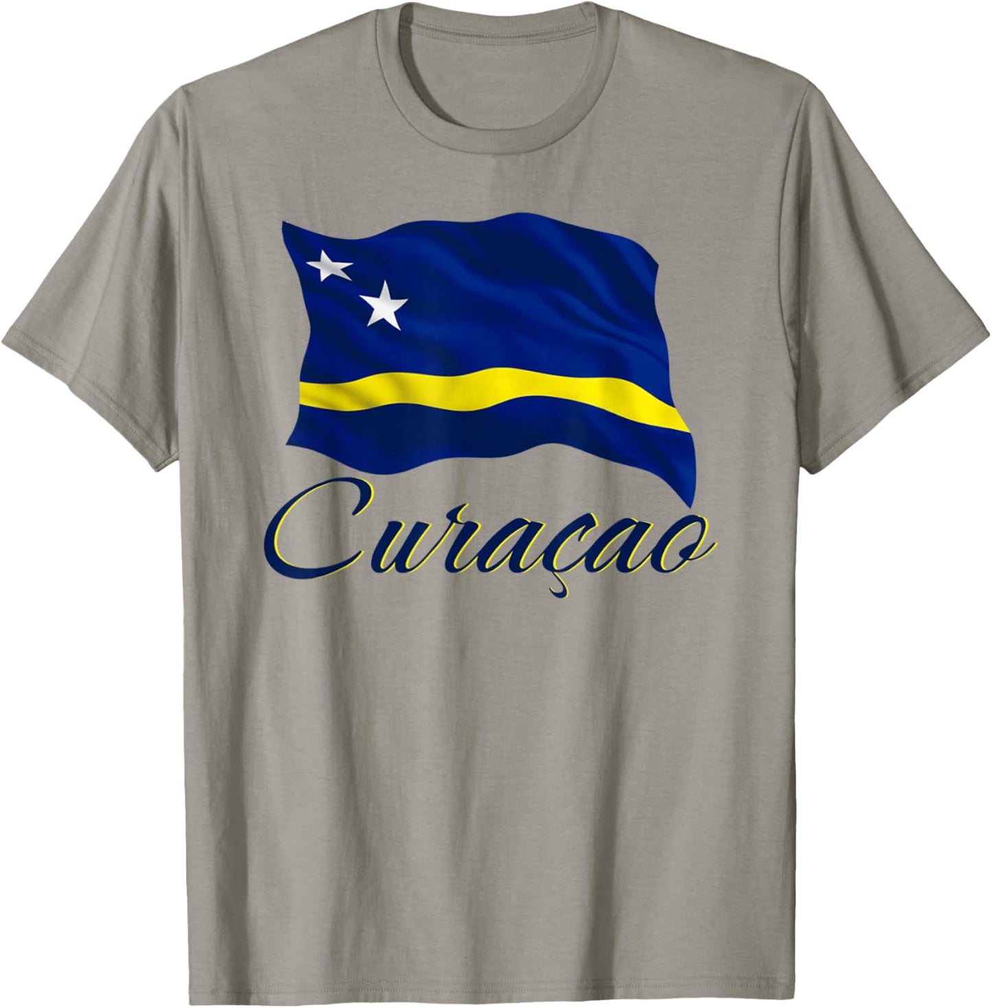 Curacao-Flagge, patriotisch, Herren, Damen, Kinder, Curaçao, Niederländisch T-Shirt - T-Shirt | Sand