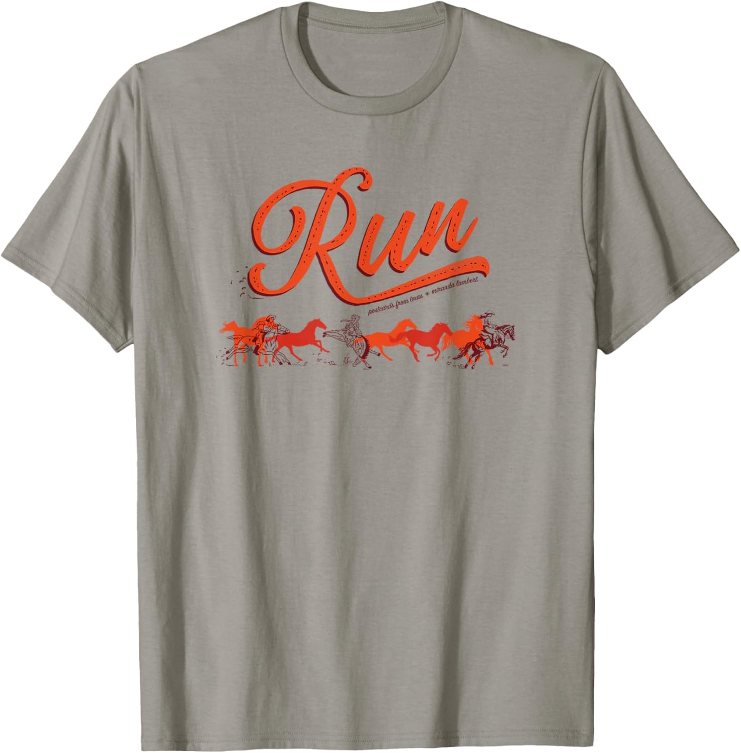 Miranda Lambert Run Postcards From Texas T-Shirt - T-Shirt | Sand