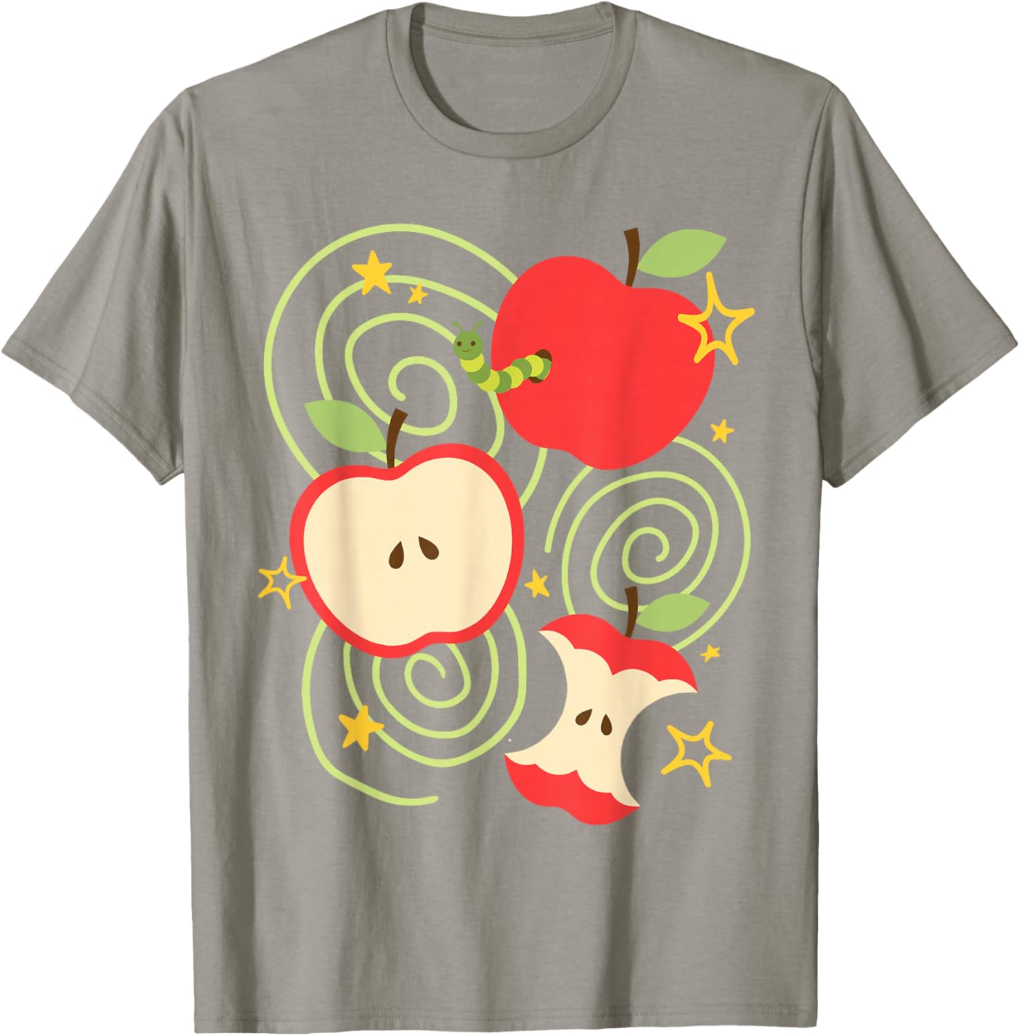 y2k Apple Kawaii Cute Vintage 90s Retro Summer Teen T-Shirt - T-Shirt | Sand