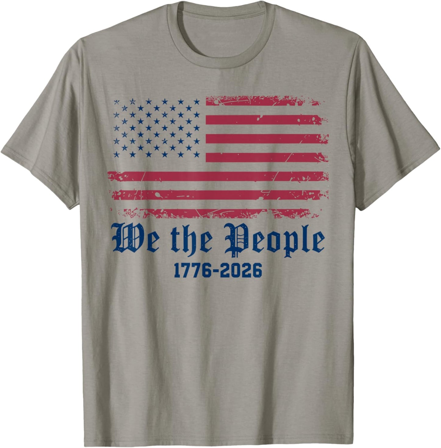 We The People 250th Anniversary July 4th T-Shirt - T-Shirt | Sand