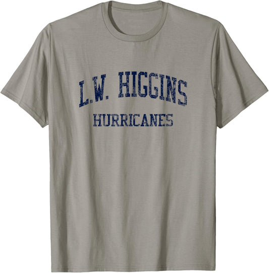 L.W. Higgins High School HS Marrero LA Vintage Sports T-Shirt - T-Shirt | Sand