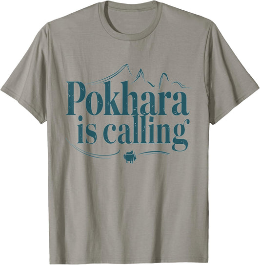 Annapurna Hiking Retro Nepal Pokhara T-Shirt - T-Shirt | Sand