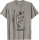 Bird Cat Optical Illusion Math Graphic Drawing Funny T-Shirt - T-Shirt | Sand