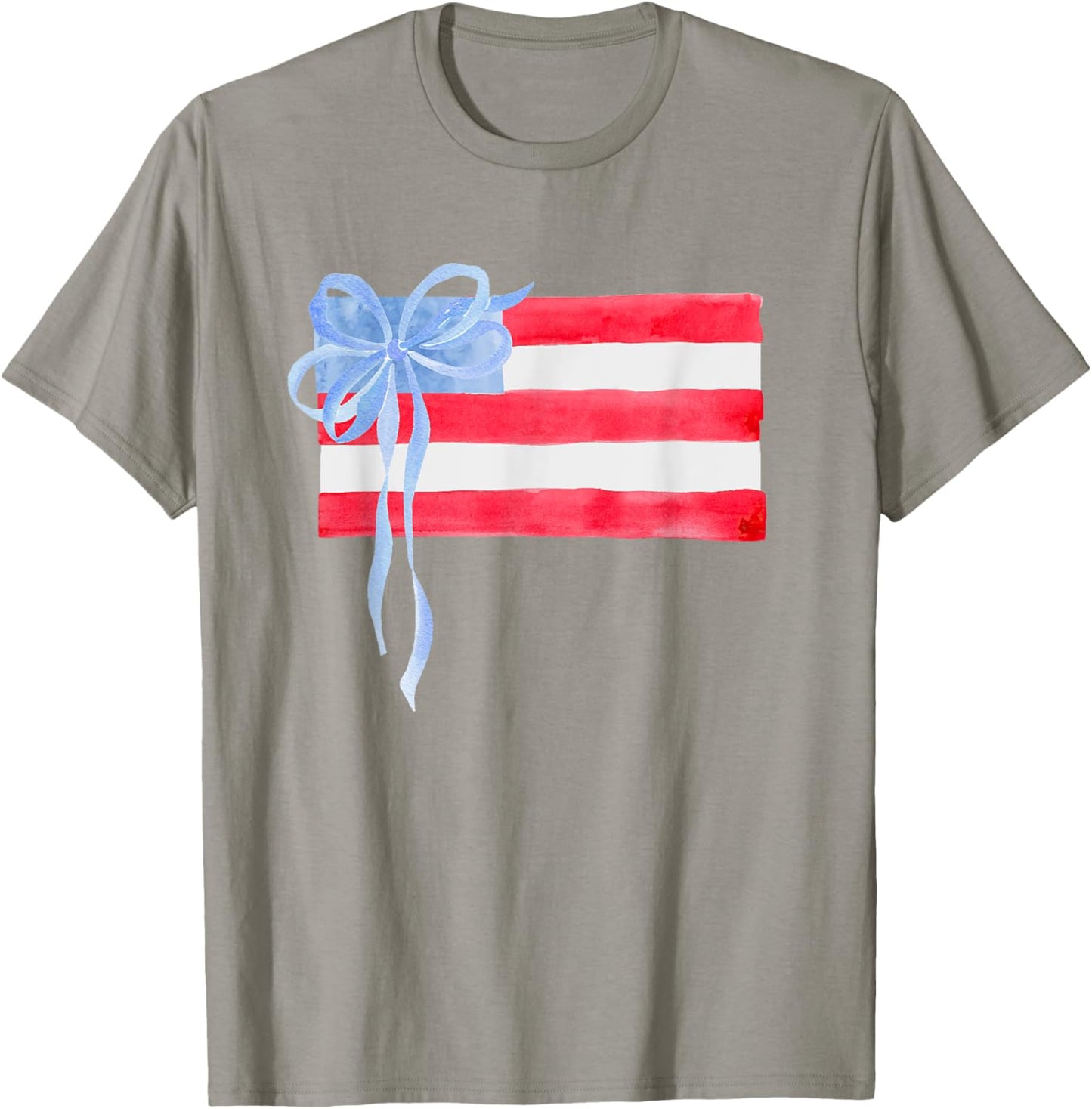 4th of July American Flag Aesthetic Women Men T-Shirt - T-Shirt | Sand