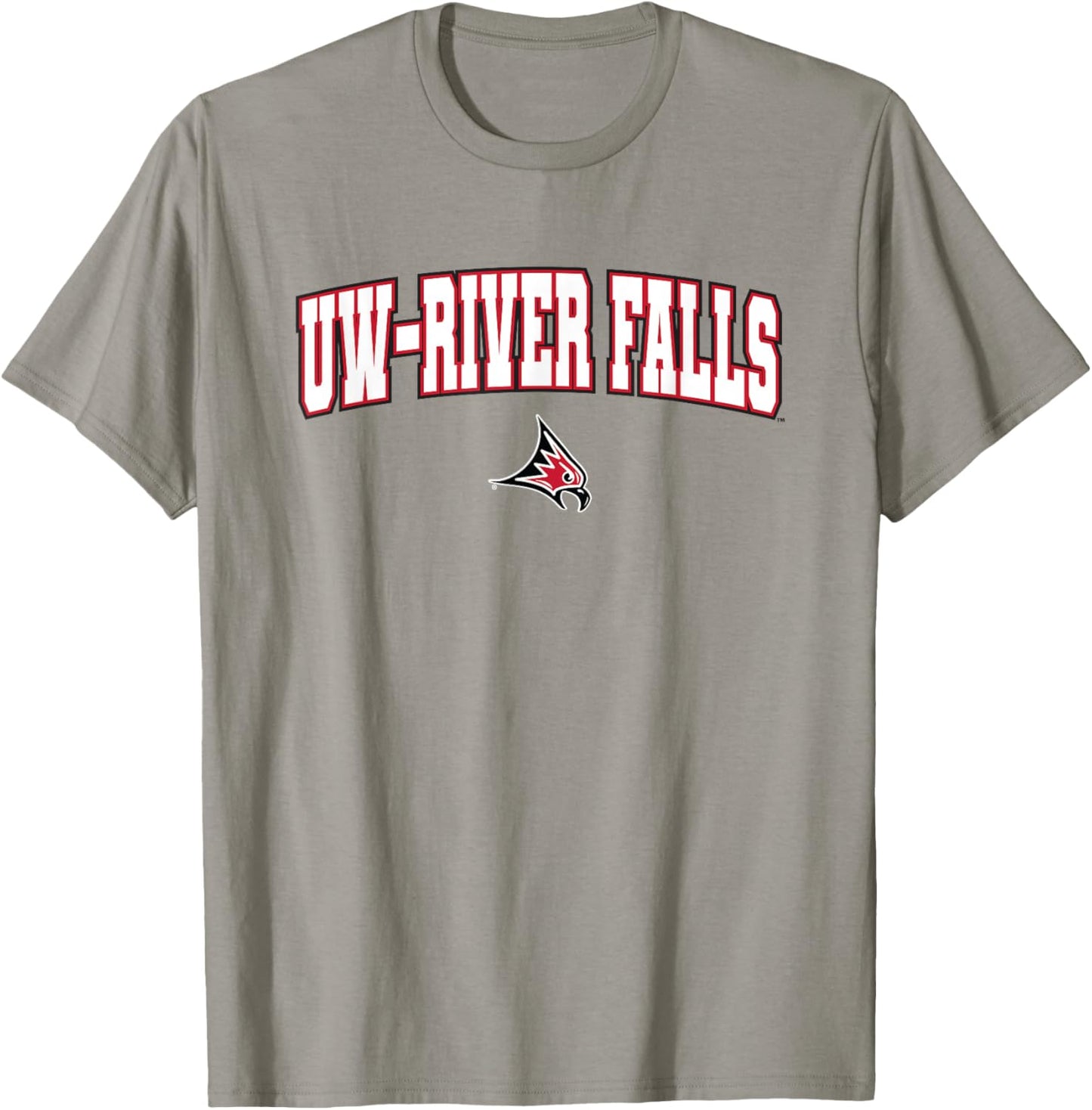 UW-River Falls UWRF Falcons Arch Logo T-Shirt - T-Shirt | Sand