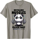 Installing Muscles Please Wait Panda Lifting Gym Quote Panda T-Shirt - T-Shirt | Sand