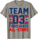 Kids Sports 03 Team Third Grade 3rd Grade All Stars Jersey T-Shirt - T-Shirt | Sand