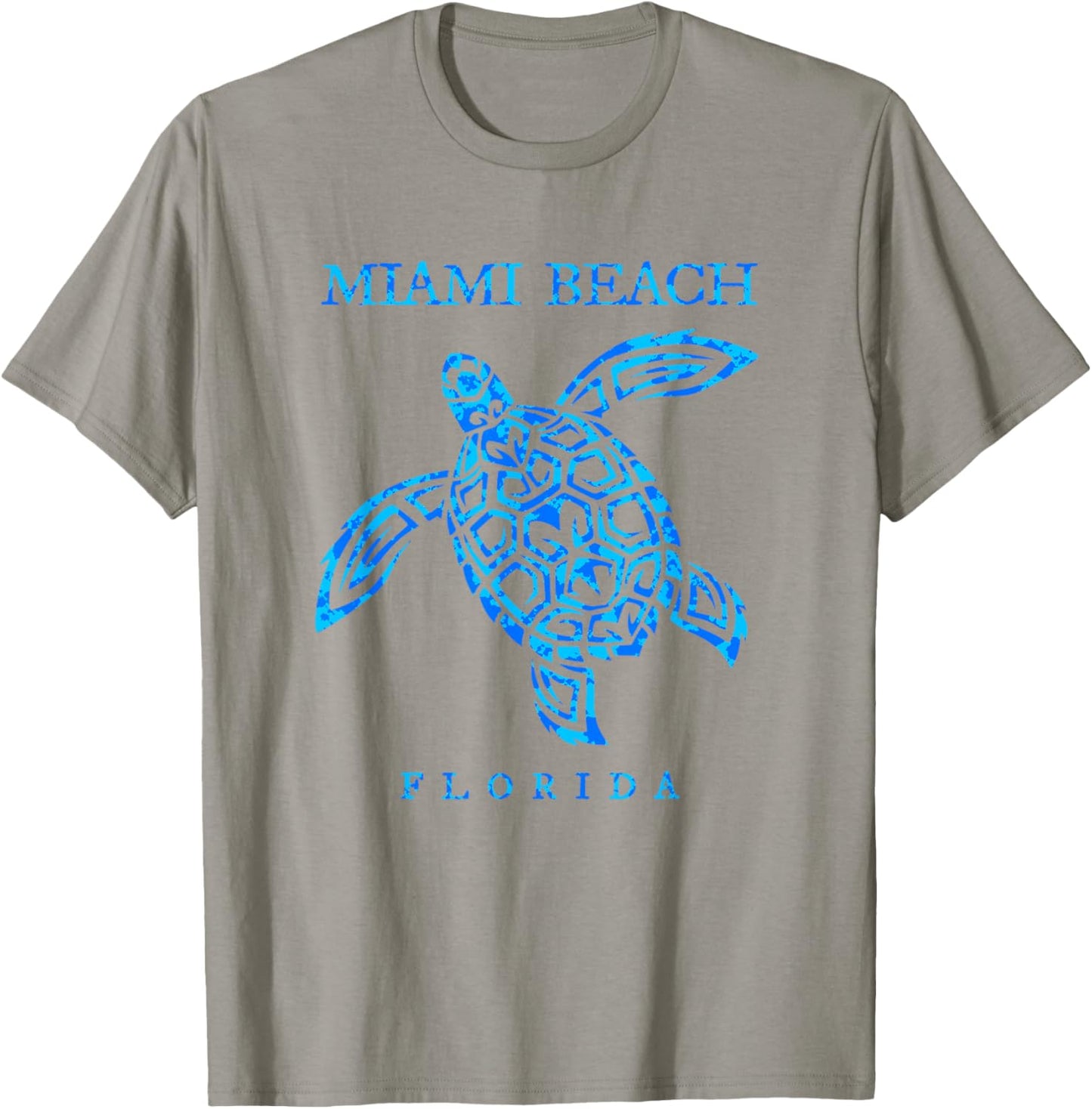 Miami Beach Florida Sea Turtle Boys Girls Toddler T-Shirt - T-Shirt | Sand