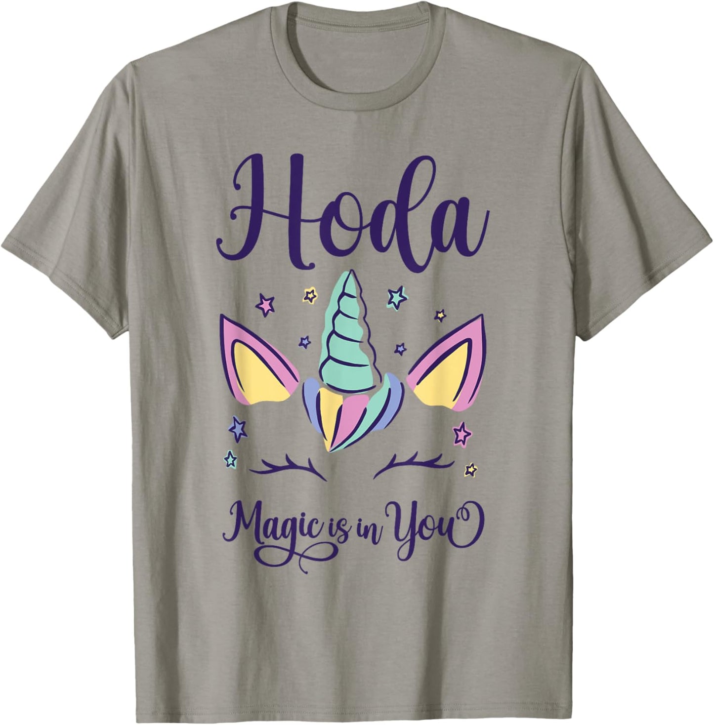 First Name Hoda Personalized Hoda T-Shirt - T-Shirt | Sand