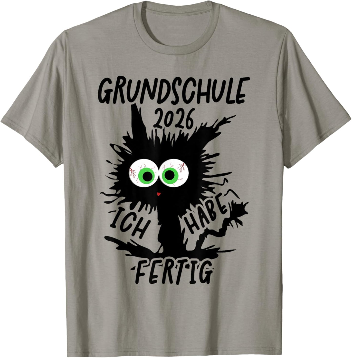 Grundschule 2026 Ich Habe Fertig Grundschule Geschafft 2026 T-Shirt - T-Shirt | Sand