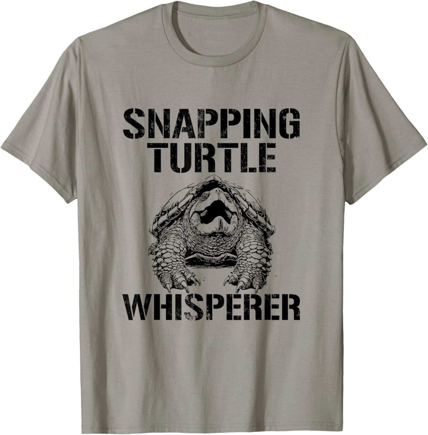 Snapping Turtle Whisperer, Snapping Turtle T-Shirt - T-Shirt | Sand