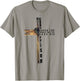 John 3:16 Christian Cross Bible T-Shirt - T-Shirt | Sand