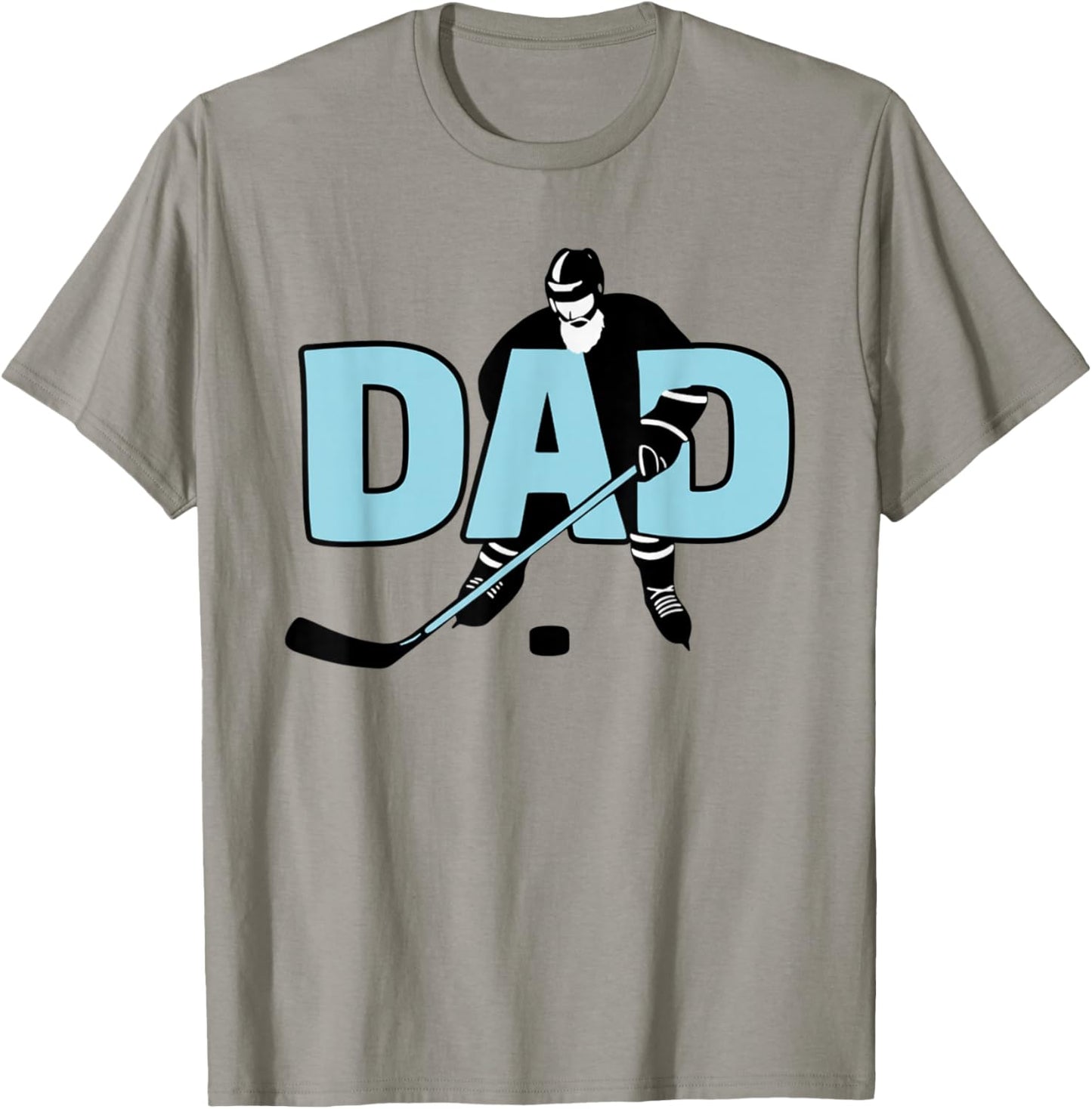 Ice Hockey Playing Dad T-Shirt - T-Shirt | Sand