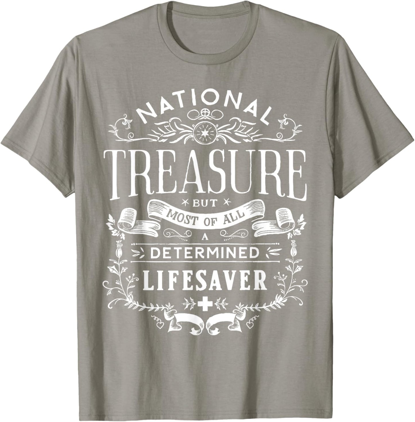 Lifesaver Rescuer Life Guard National Treasure Off Duty T-Shirt - T-Shirt | Sand