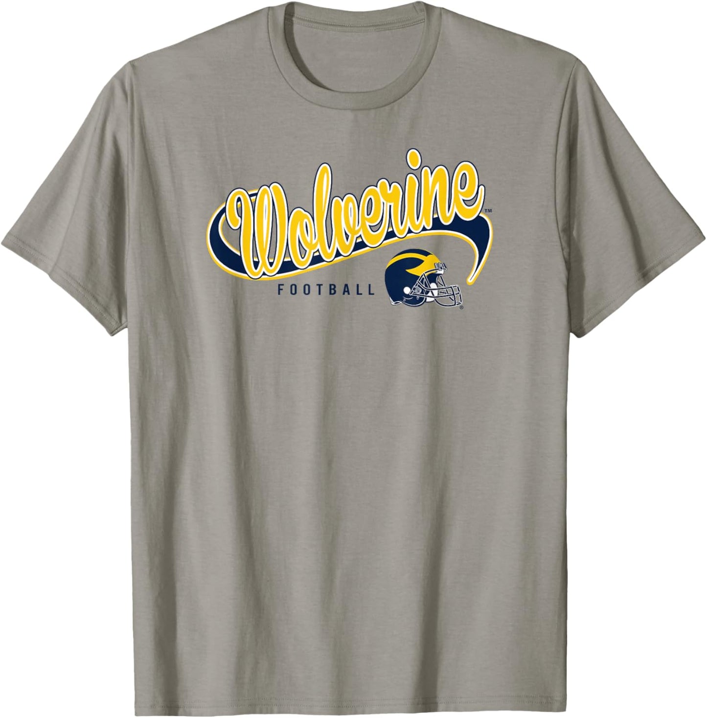 Michigan Wolverines Football Goodness Gray T-Shirt - T-Shirt | Sand