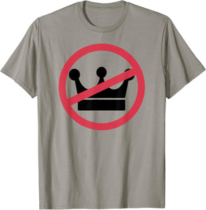 No Kings in America Pro Democracy Anti Monarchy Oligarchy T-Shirt - T-Shirt | Sand