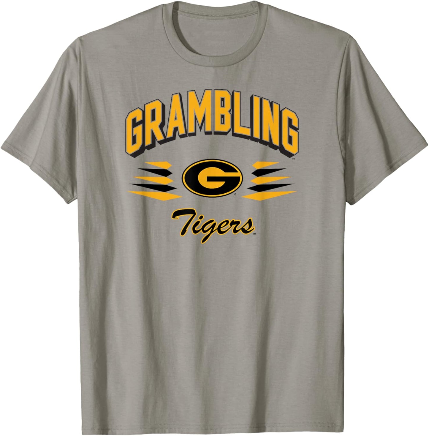 Grambling Tigers Retro Diamond White Officially Licensed T-Shirt - T-Shirt | Sand