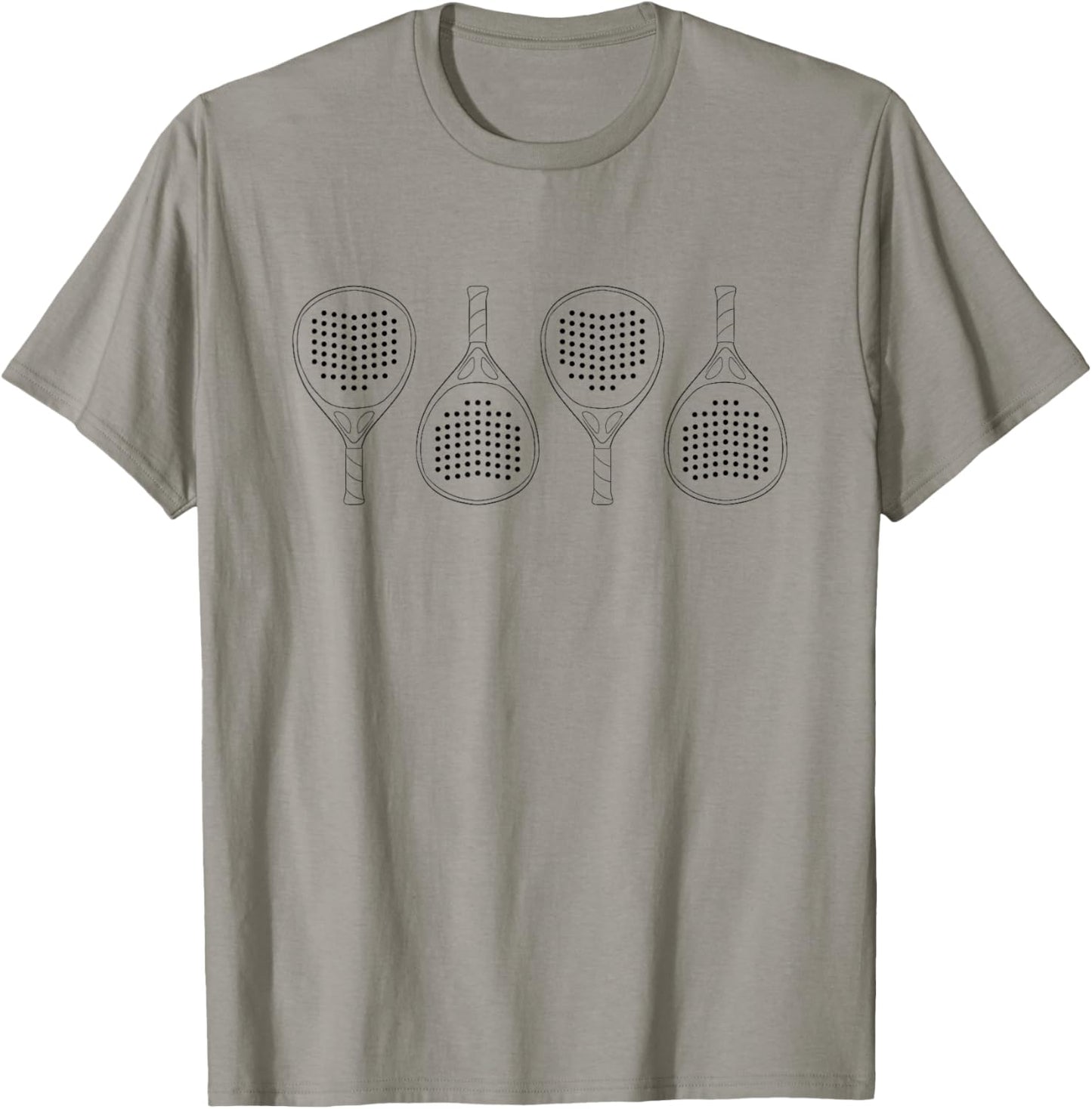Padel Paddle Tennis Racket Ball T-Shirt - T-Shirt | Sand
