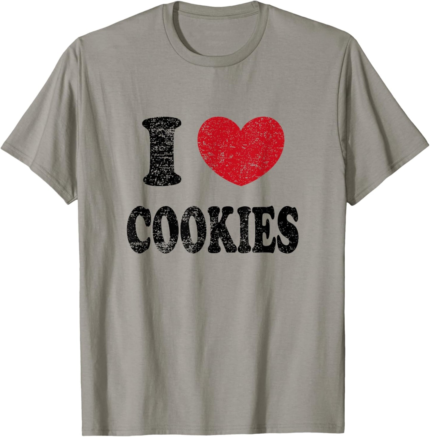 Vintage I Love Cookies T-Shirt - T-Shirt | Sand