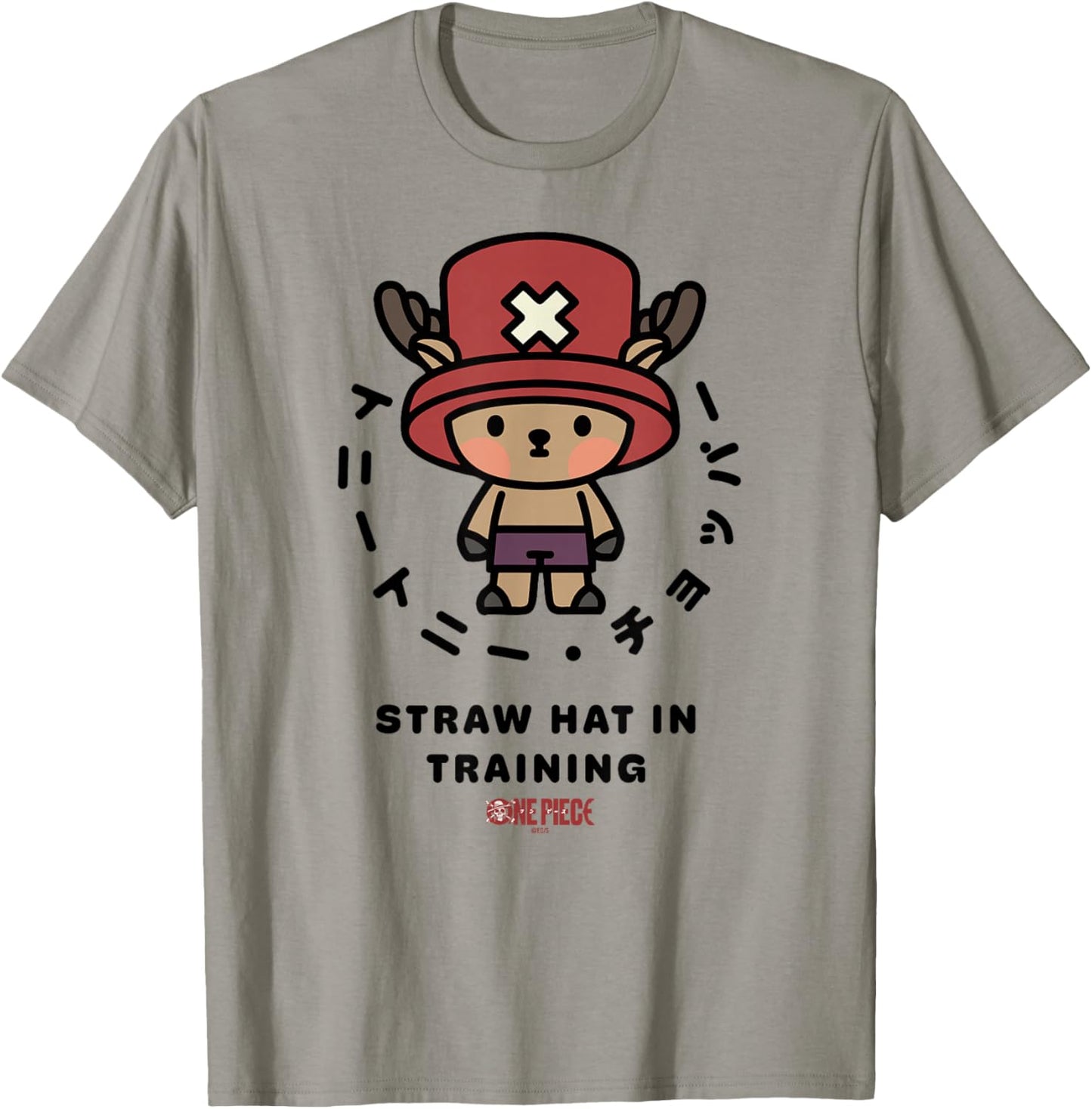 One Piece Straw Hat in Training Officially Licensed T-Shirt - T-Shirt | Sand