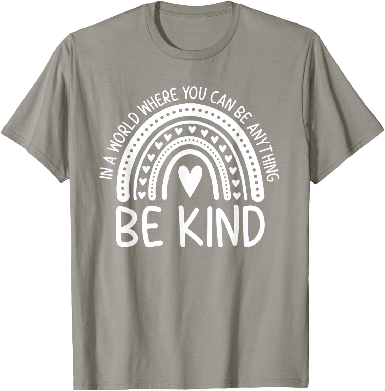 Be Kind Rainbow Orange Unity Day Anti Bullying T-Shirt - T-Shirt | Sand