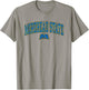 Morehead State Eagles Arch Over Officially Licensed T-Shirt - T-Shirt | Sand