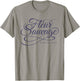 Fleur Sauvage Chocolate Basic T-Shirt - T-Shirt | Sand
