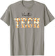 Vet Tech Halloween Fall Pumpkin Spooky Veterinary Technician T-Shirt - T-Shirt | Sand
