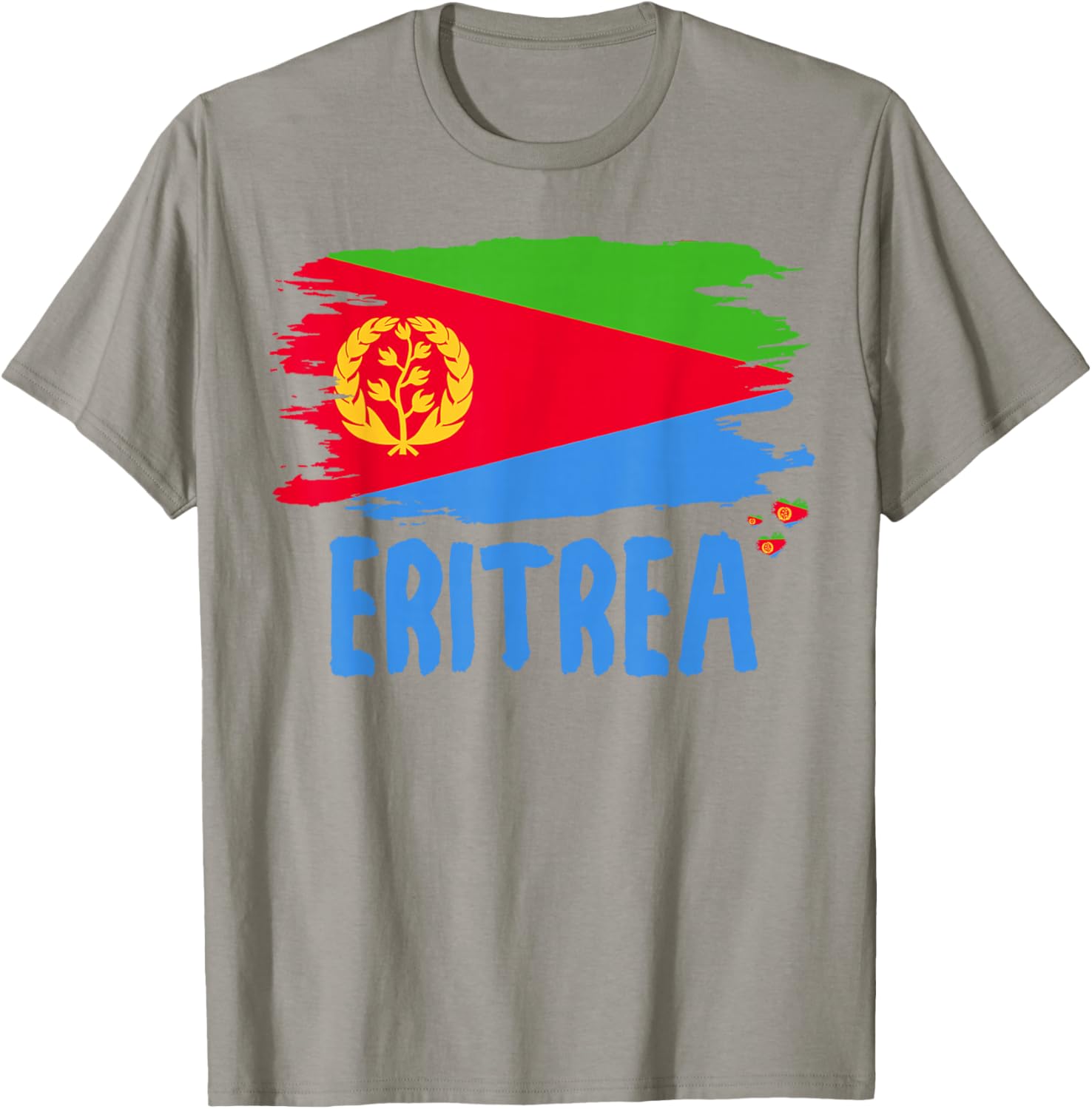 Eritrean Flag Outfit Idea & Eritrea Heritage Theme T-Shirt - T-Shirt | Sand
