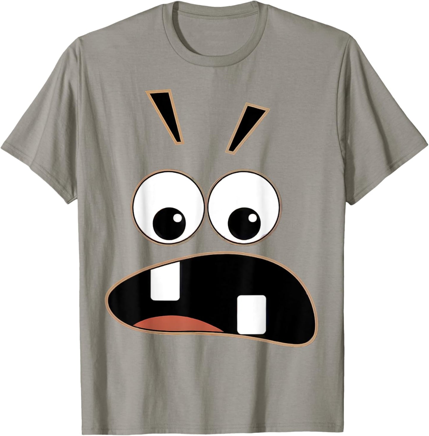 Funny Carrot Creepy Face Halloween costume Kids Men Women T-Shirt - T-Shirt | Sand