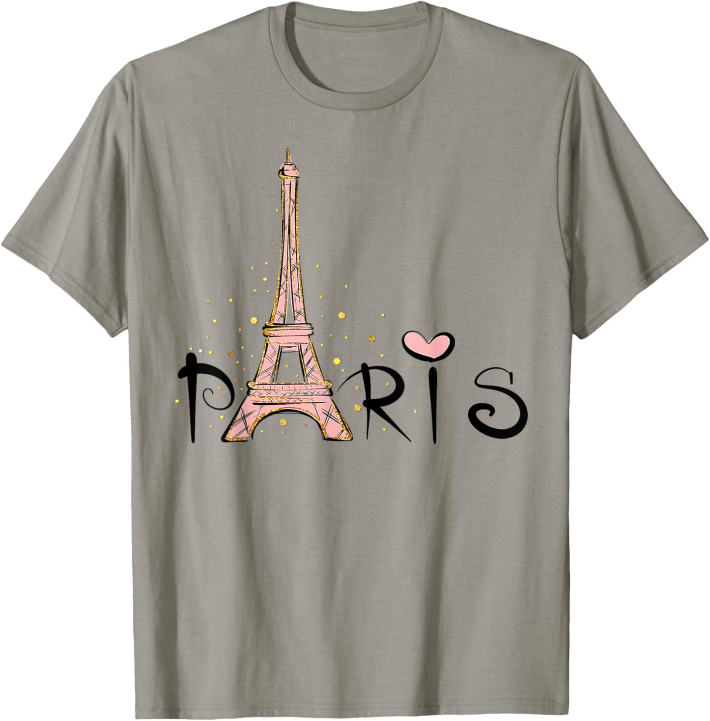 Eiffel Tower Paris Girls Guys Travel Holiday France Souvenir T-Shirt - T-Shirt | Sand