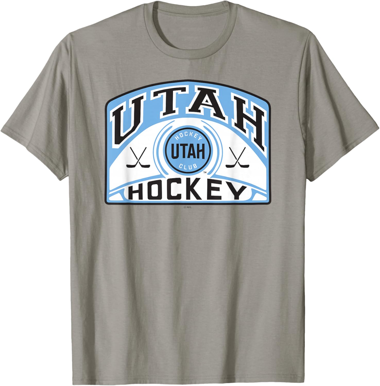 Utah Hockey Club Glide Gray Officially Licensed T-Shirt - T-Shirt | Sand