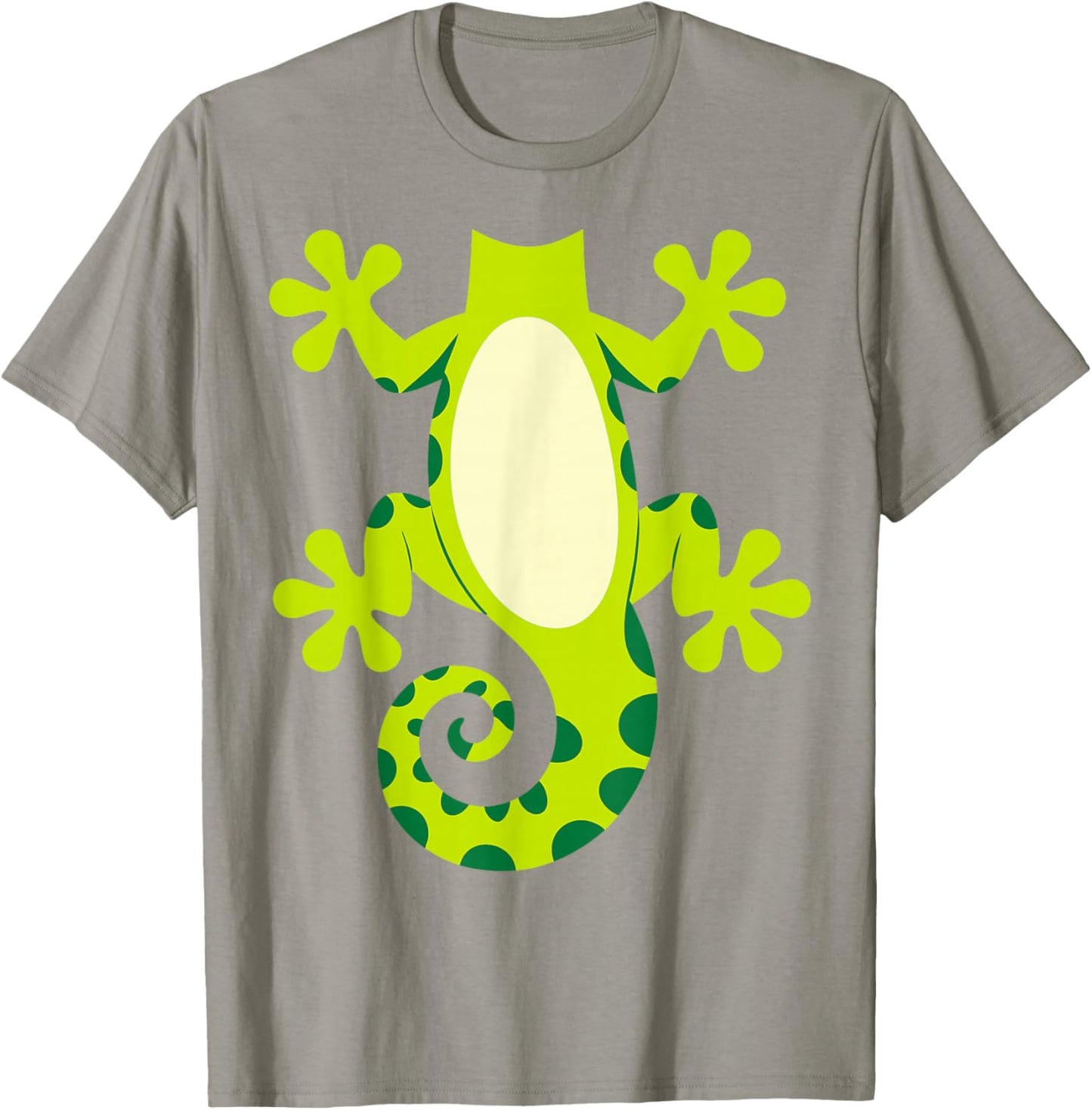 Gecko Shirt Adult Children Men Women Green Lizard Costume T-Shirt - T-Shirt | Sand