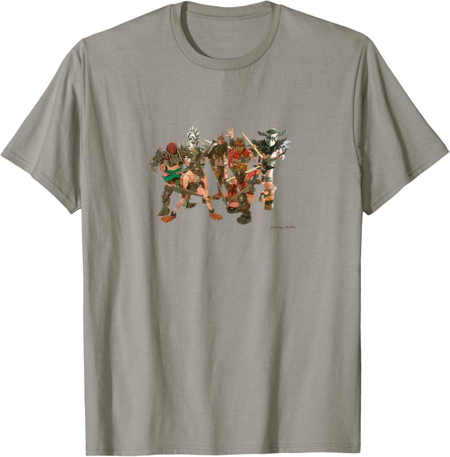 GWAR Heavy Metal Band by George DuBose T-Shirt - T-Shirt | Sand