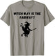 Witch Way is The Fairway T-Shirt - T-Shirt | Sand