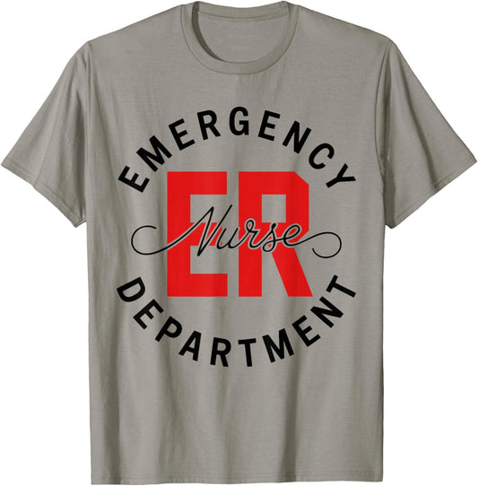 Emergency Department ER Nurse Gift Paramedic T-Shirt - T-Shirt | Sand