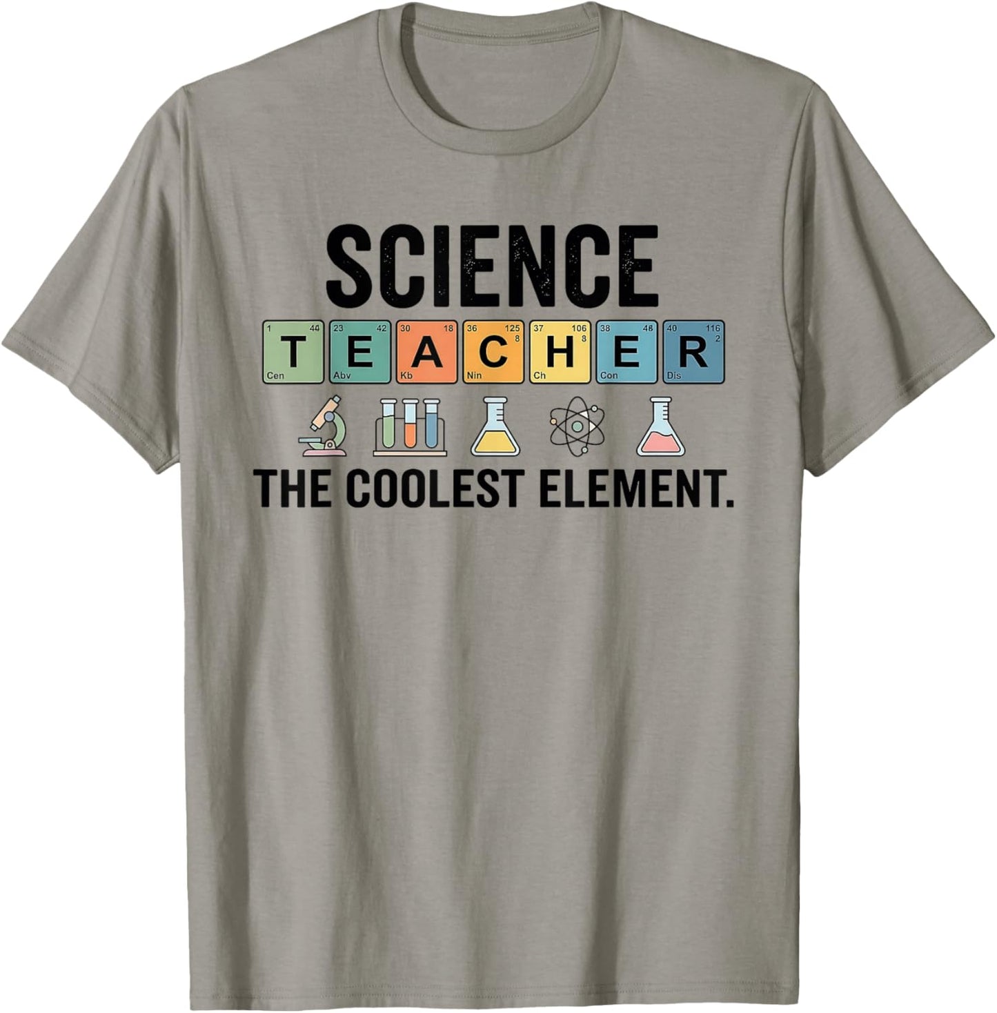 Vintage The Coolest Element Periodic Table Science Teacher T-Shirt - T-Shirt | Sand