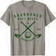 Abandoned Golf Wives Social Club Funny Golfer Golf Player T-Shirt - T-Shirt | Sand