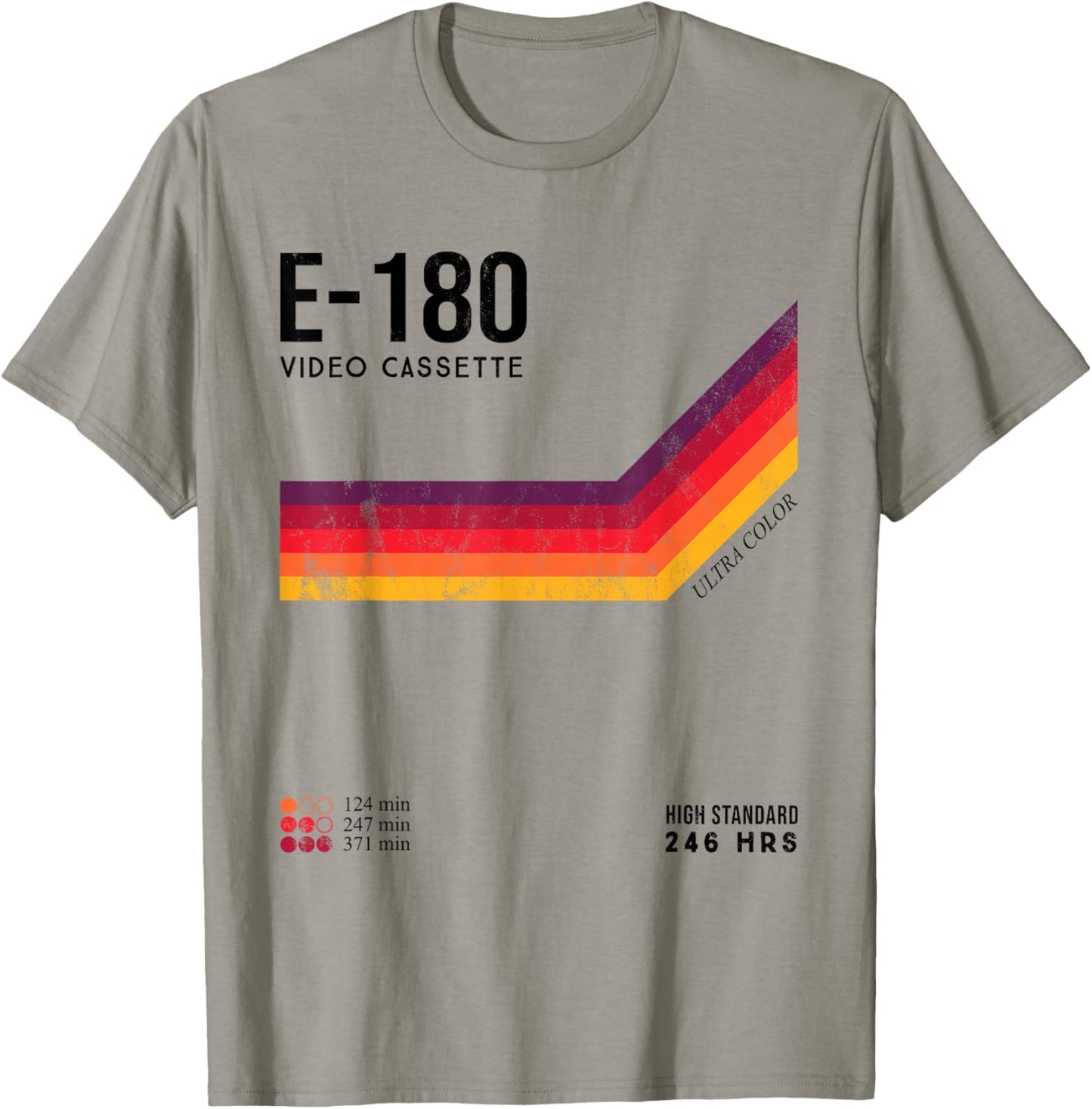Vintage 80s video cassette tape T-Shirt - T-Shirt | Sand