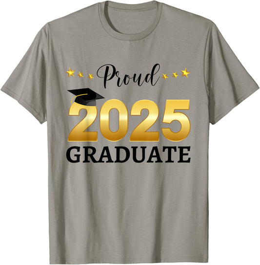 Proud 2025 Graduate Graduating Class Of 2025 T-Shirt - T-Shirt | Sand