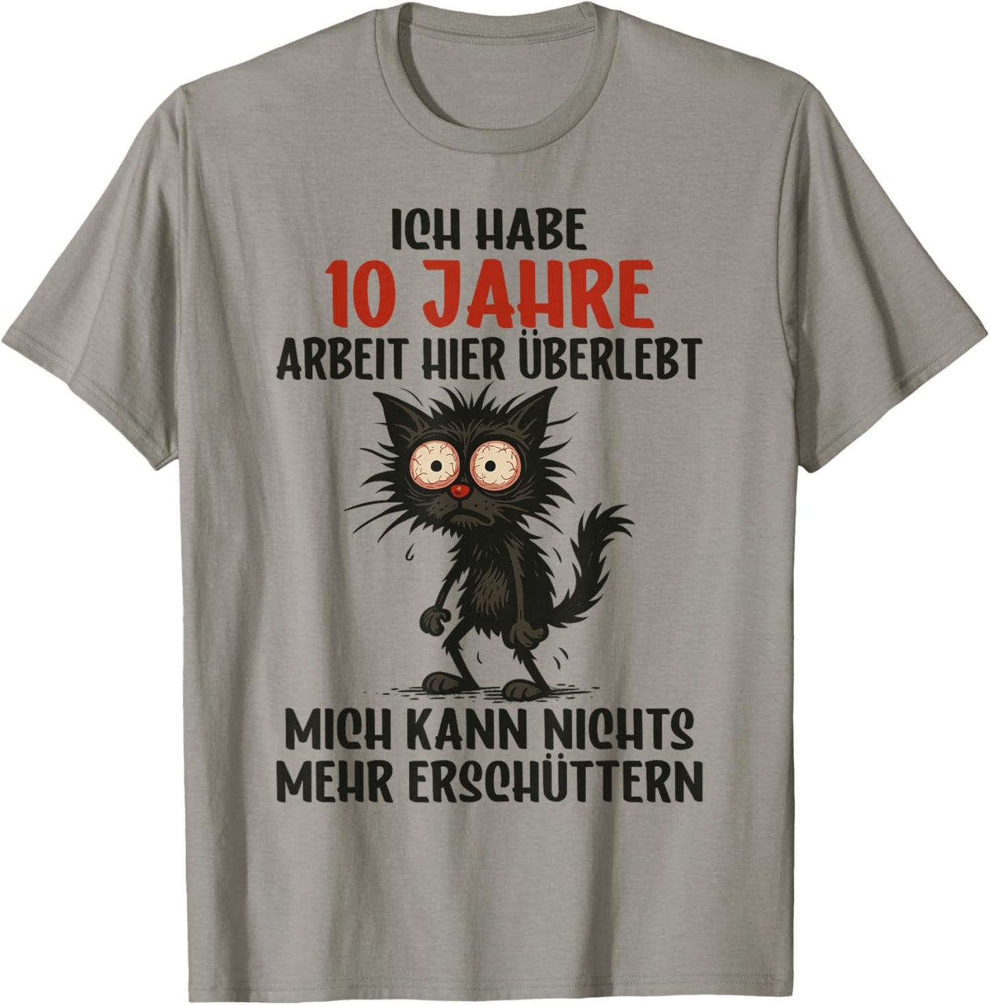 10 Year Company Anniversary Service Anniversary 10th Anniversary Work T-Shirt - T-Shirt | Sand